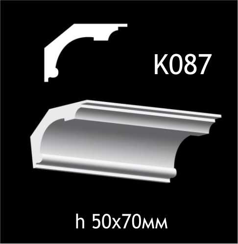 Taklist i gips K087