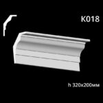 Taklist i gips K018