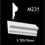Dekorlist i gips M231