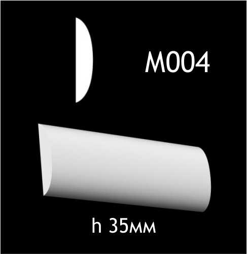 Dekorlist i gips M004