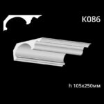 Taklist i gips K086