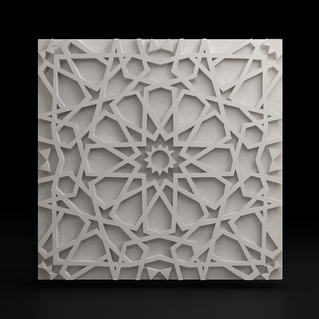 3D-gipspanel Arabica