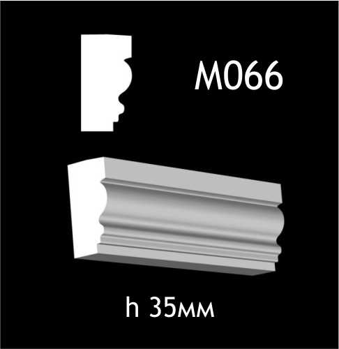 Dekorlist i gips M066