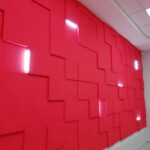 3D-gipspanel LED Firkant