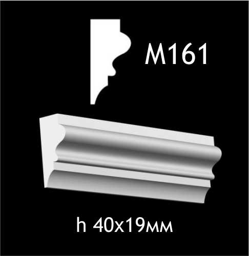 Dekorlist i gips M161