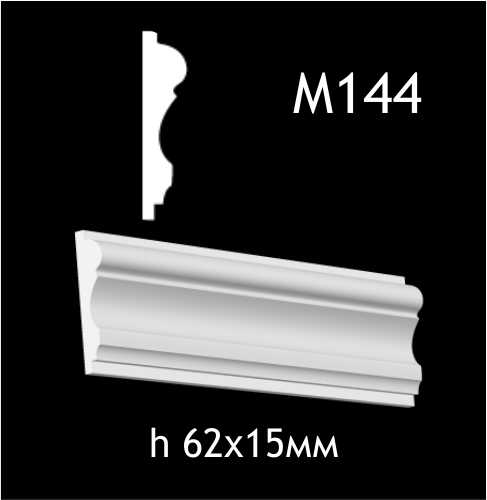 Dekorlist i gips M144