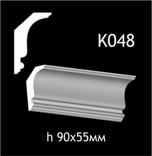 Taklist i gips K048