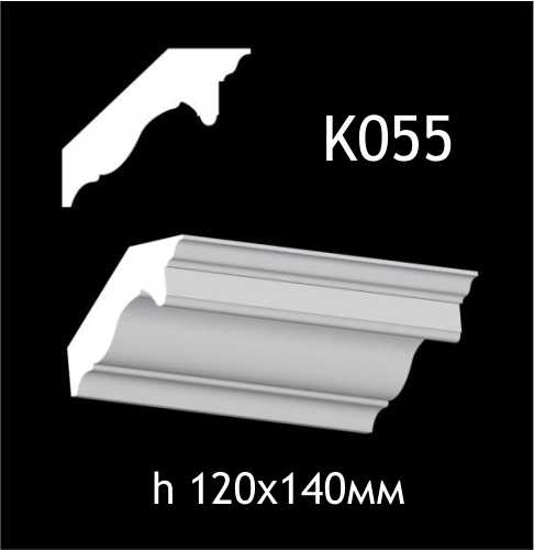 Taklist i gips K055