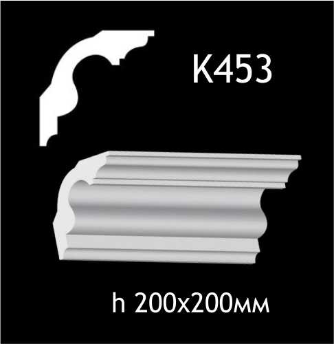 Taklist i gips K453
