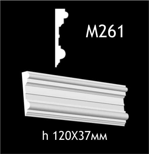 Dekorlist i gips M261