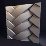 3D-gipspanel Flettverk