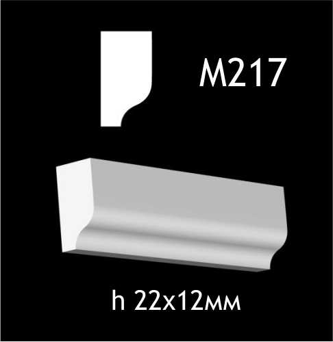 Dekorlist i gips M217
