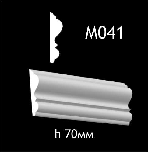 Dekorlist i gips M041