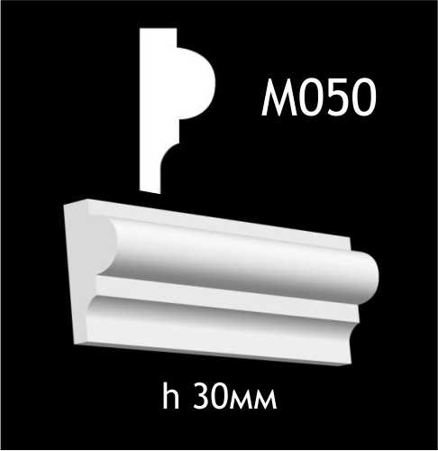 Dekorlist i gips M050