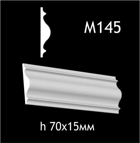 Dekorlist i gips M145