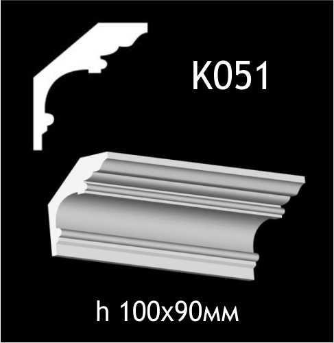 Taklist i gips K051