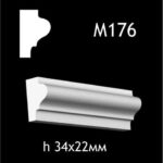 Dekorlist i gips M176