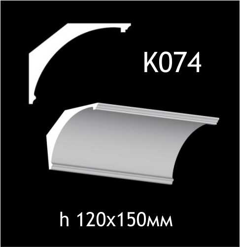 Taklist i gips K074