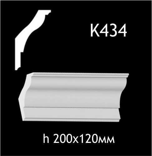 Taklist i gips K434