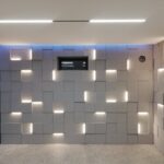 3D-gipspanel LED Firkant