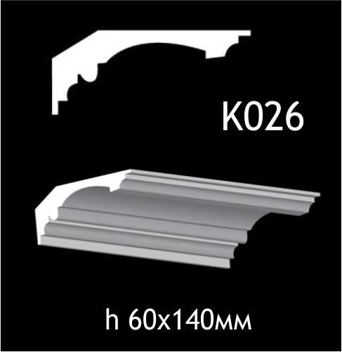 Taklist i gips K026