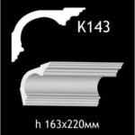 Taklist i gips K143