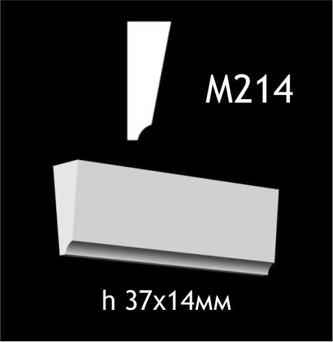 Dekorlist i gips M214