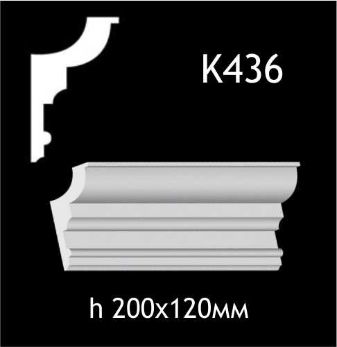 Taklist i gips K436