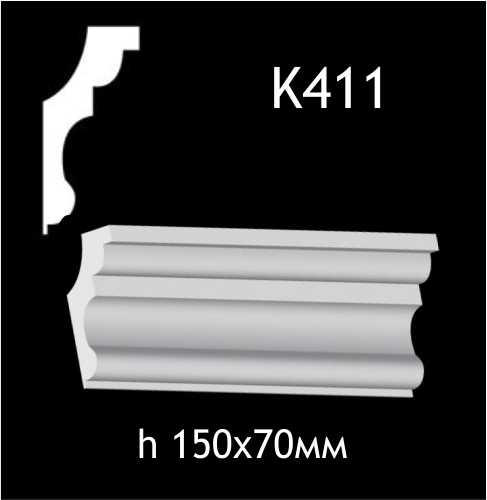 Taklist i gips K411
