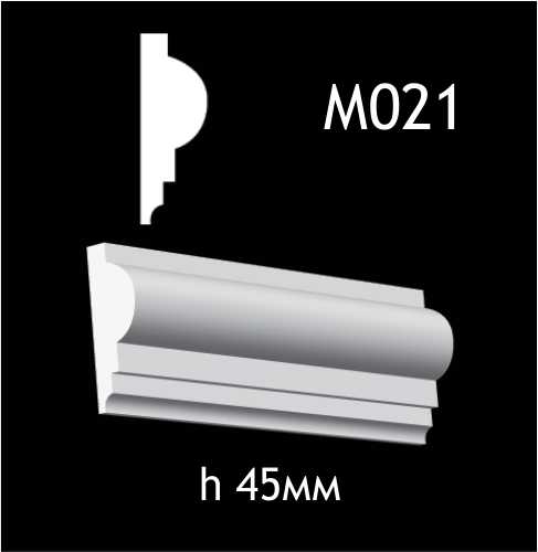 Dekorlist i gips M021