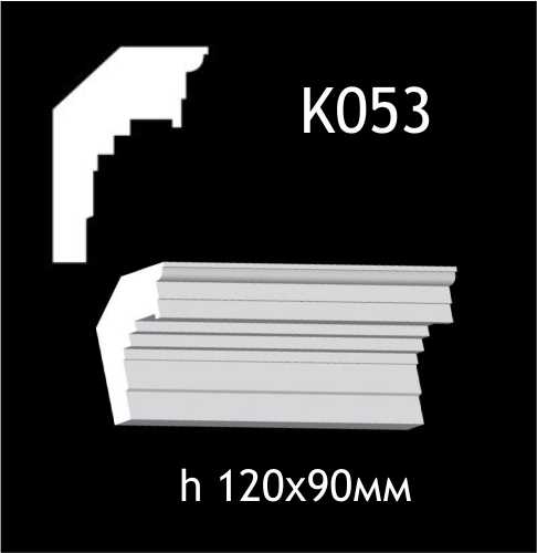 Taklist i gips K053