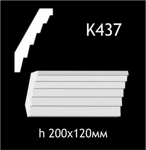 Taklist i gips K437