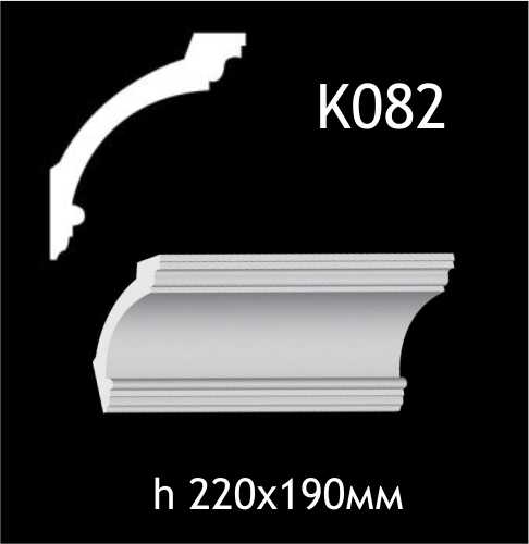 Taklist i gips K082