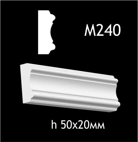 Dekorlist i gips M240