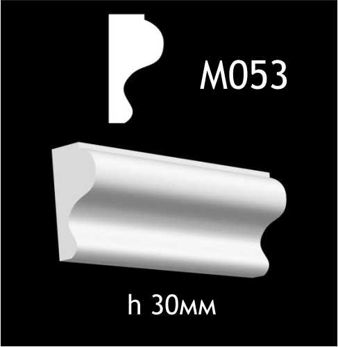 Dekorlist i gips M053