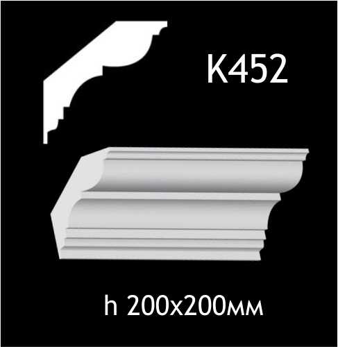 Taklist i gips K452