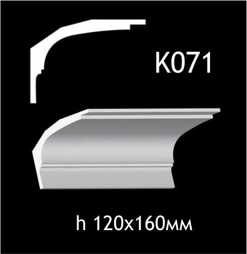 Taklist i gips K071