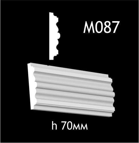 Dekorlist i gips M087