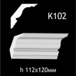 Taklist i gips K102