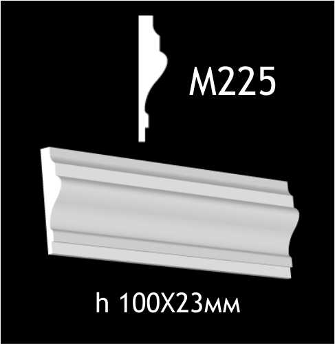 Dekorlist i gips M225