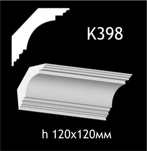 Taklist i gips K398
