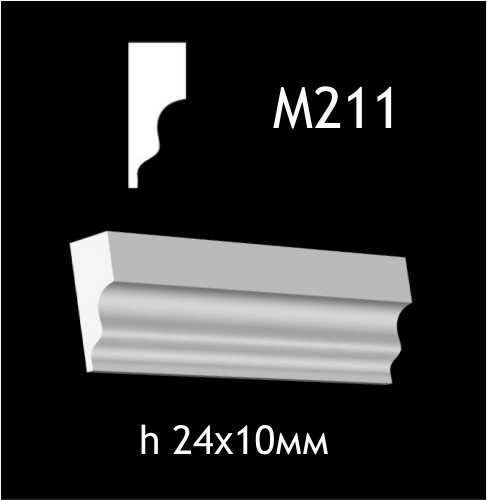 Dekorlist i gips M211