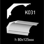 Taklist i gips K031