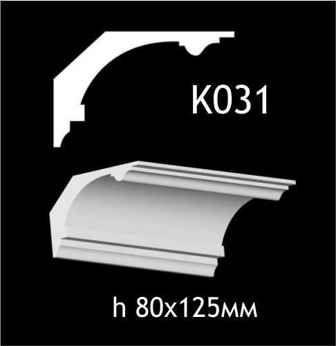 Taklist i gips K031