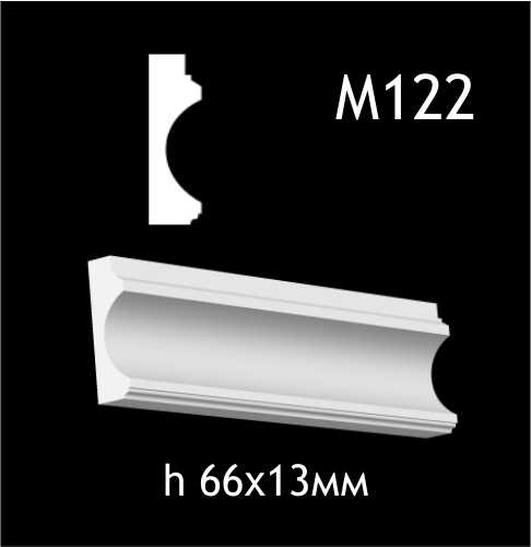 Dekorlist i gips M122