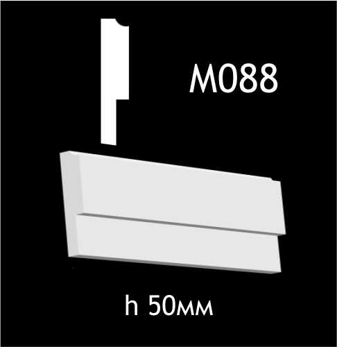 Dekorlist i gips M088