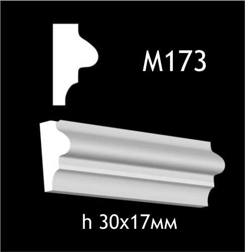 Dekorlist i gips M173