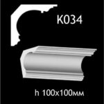 Taklist i gips K034