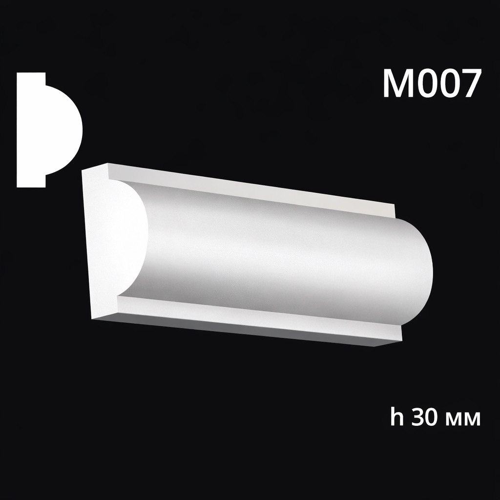 Dekorlist i gips M007