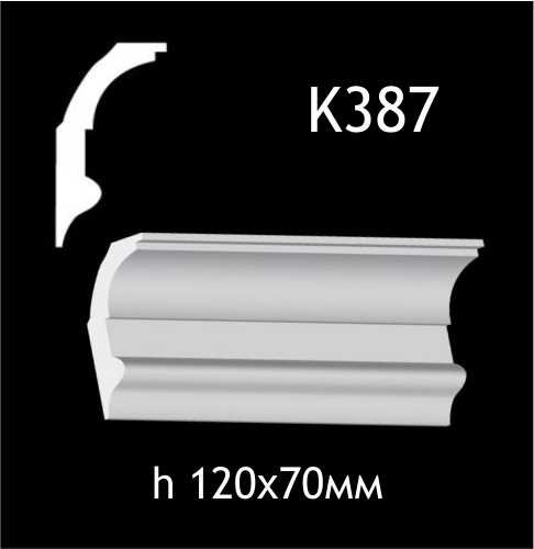 Taklist i gips K387